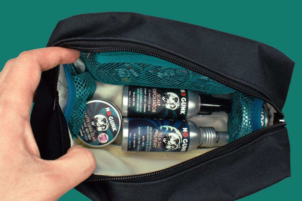 Full Haircare Routine Gift Set with Grooming Bag